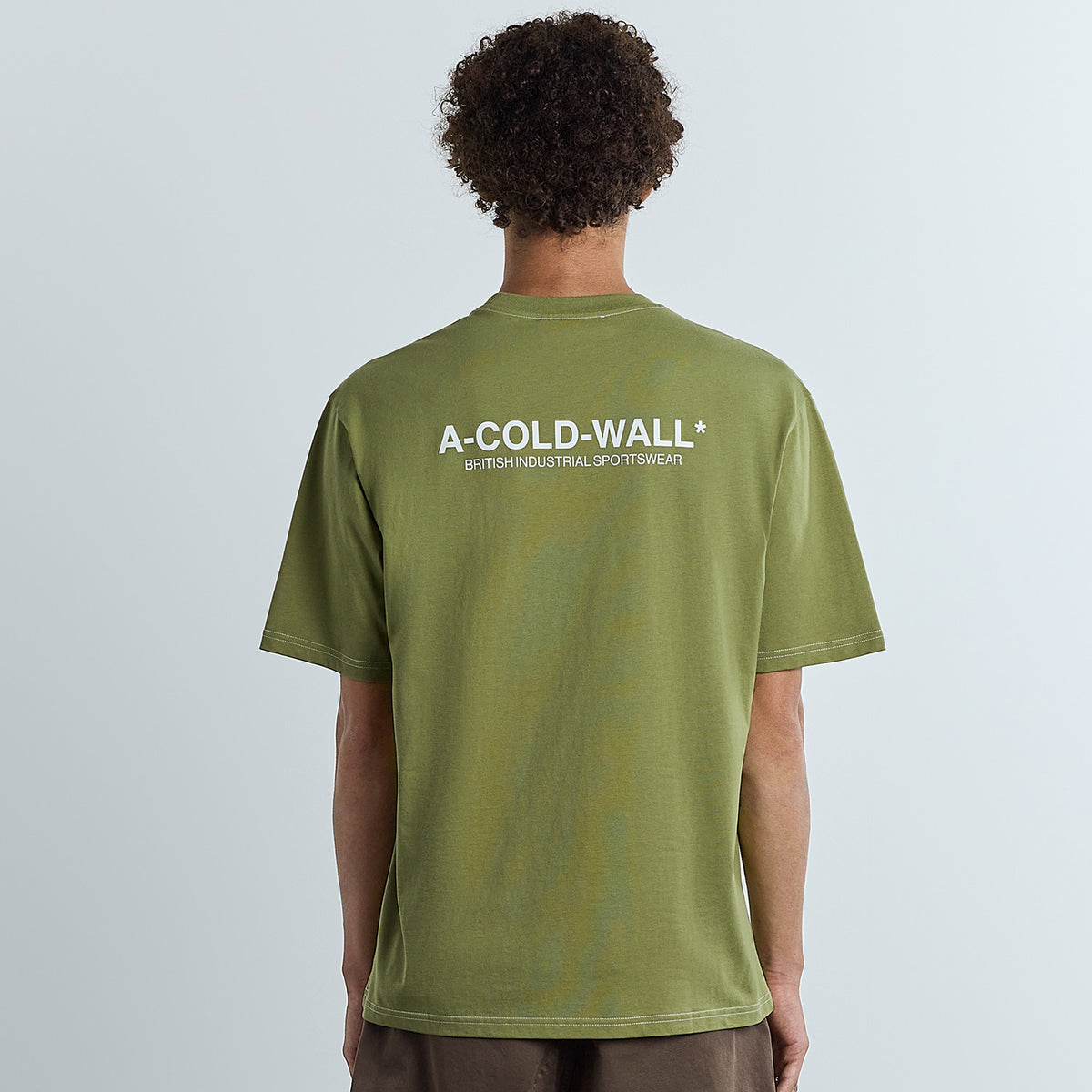 The reverse of A Cold Wall Moor T Shirt Deep Olive