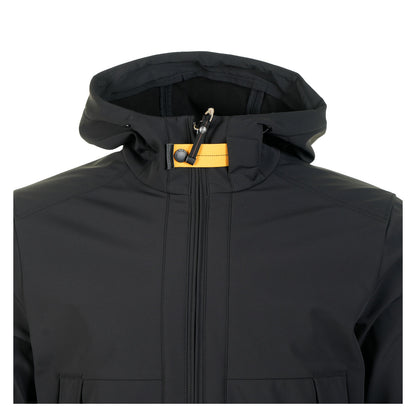 Abner Hooded Bomber Jacket Black
