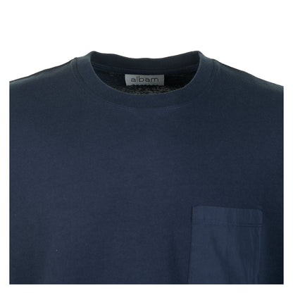 Woven Pocket Short Sleeve T Shirt Navy