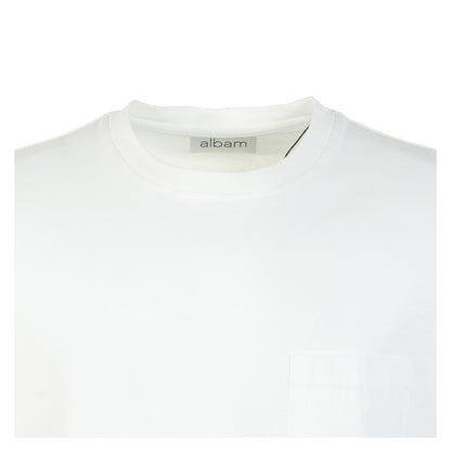 Woven Pocket Short Sleeve T Shirt White