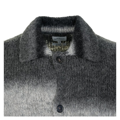 Erik Gradient Alpaca Wool Jacket Charcoal Melange