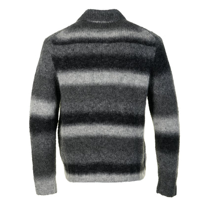 Erik Gradient Alpaca Wool Jacket Charcoal Melange