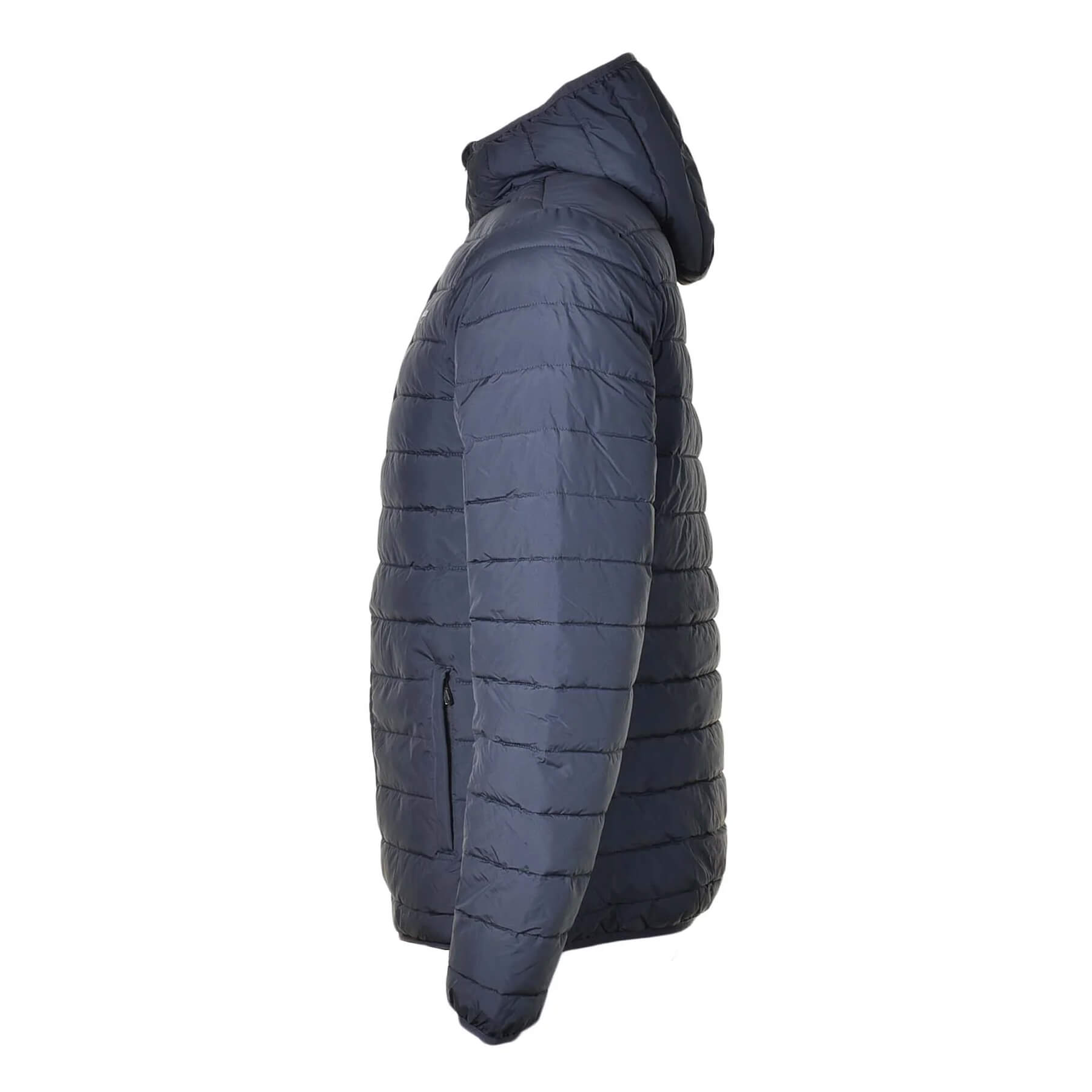 Aquascutum Navy Puffer Jacket Side