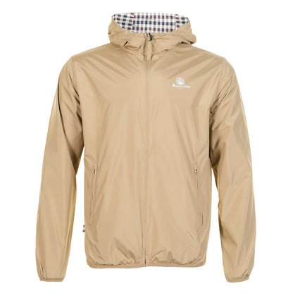 Reversible Active Hooded Sailor Windrunner Jacket Khaki