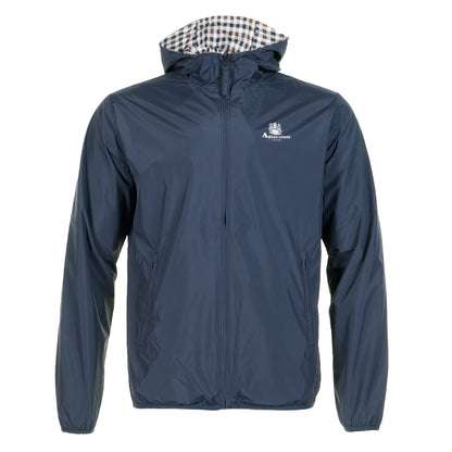 Reversible Active Hooded Sailor Windrunner Jacket Navy