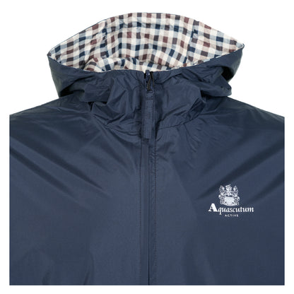 Reversible Active Hooded Sailor Windrunner Jacket Navy