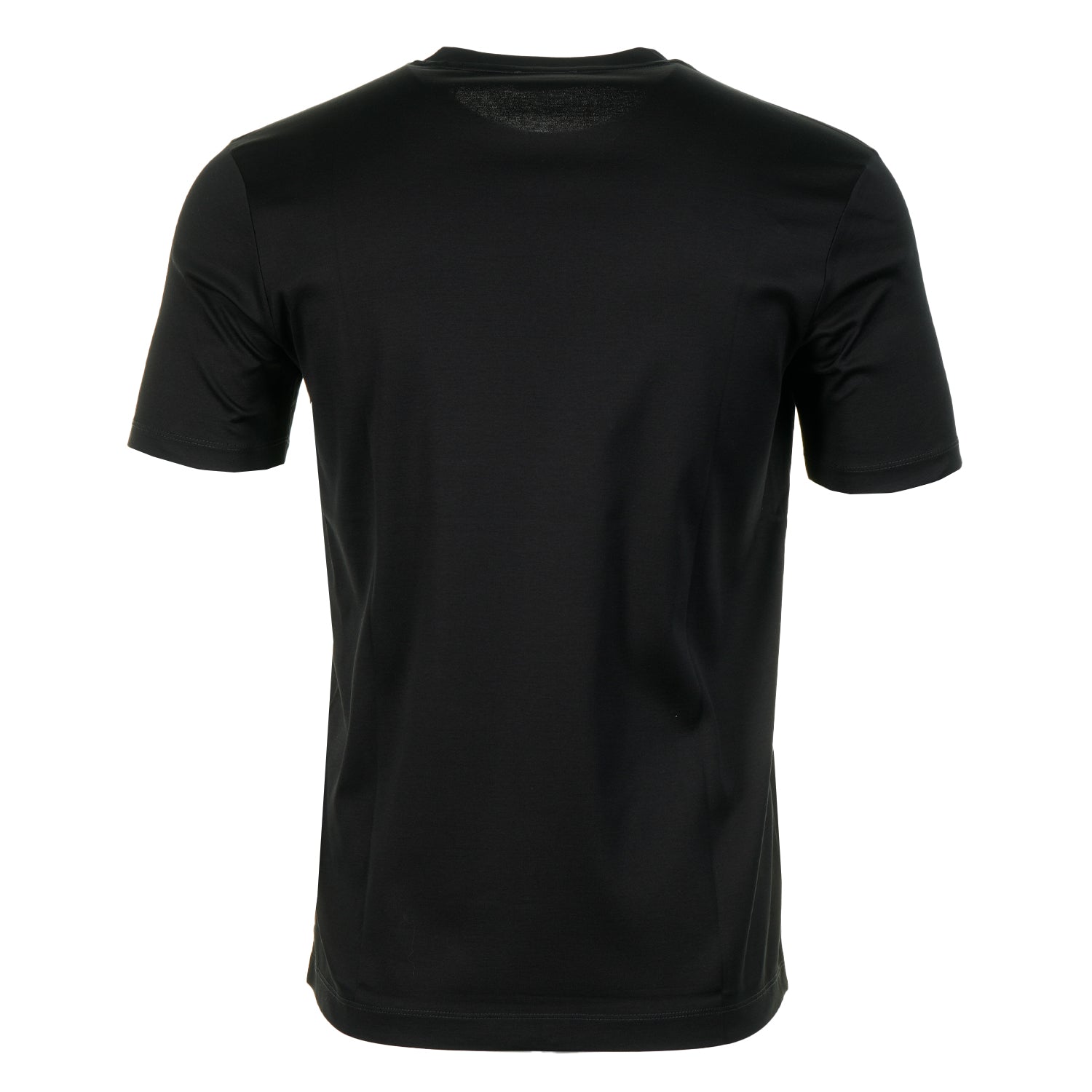 Short Sleeve Aqua Touch Cotton T Shirt Black