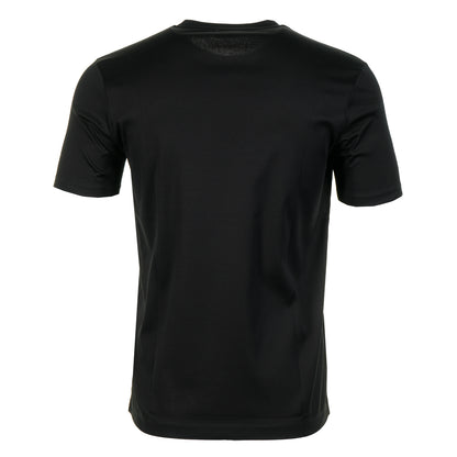Short Sleeve Aqua Touch Cotton T Shirt Black