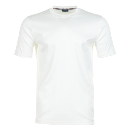 Short Sleeve Aqua Touch Cotton T Shirt White