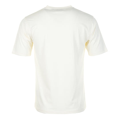 Active Shoulder Club Check T Shirt Old White