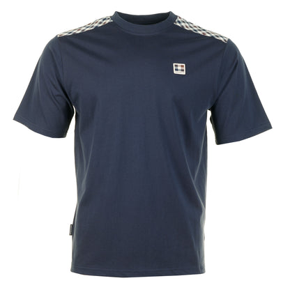 Shoulder T Shirt Navy