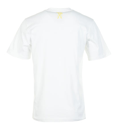 Back of white BBC t-shirt