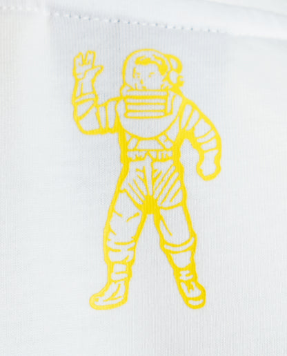 Spaceman logo on rear neckline