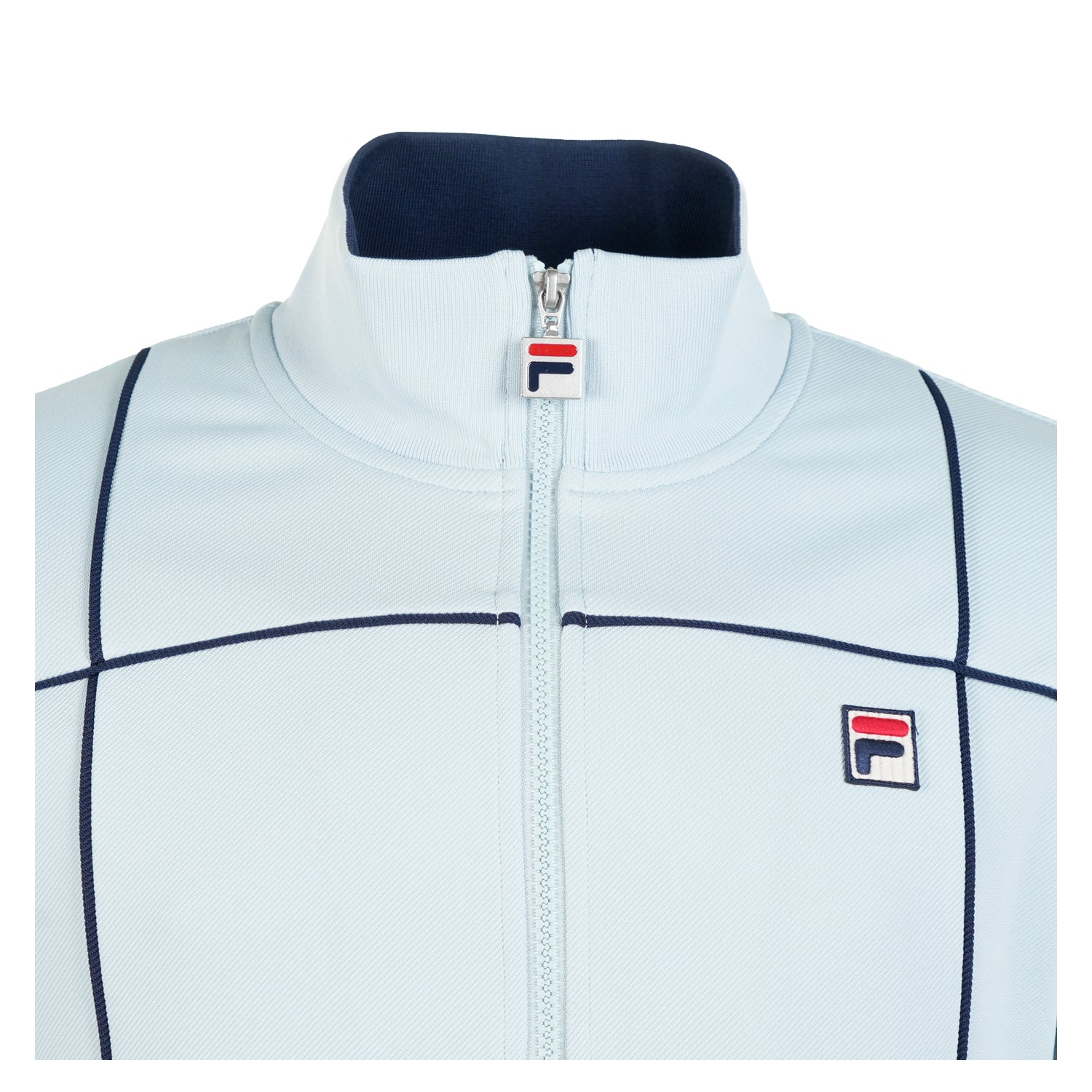 Neckline of Fila Armando Piping Track Top Skyway