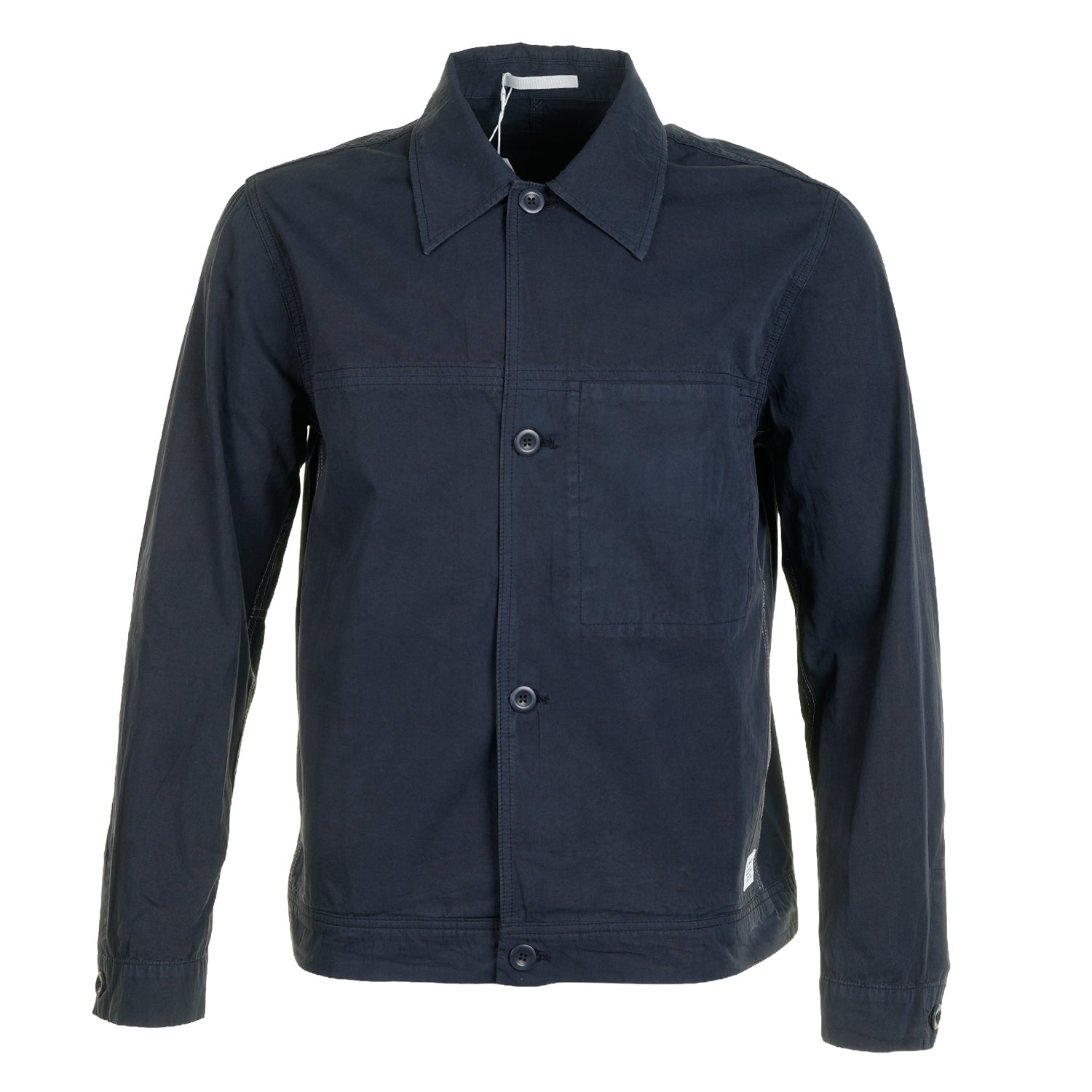 Arresskov Compact Cotton Overshirt Dark Navy
