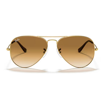 Ray-Ban Aviator Large Metal Sunglasses - Gold/Brown Gradient