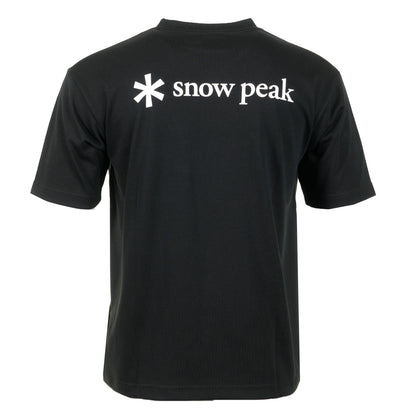 New Standard Back Printed T Shirt Black