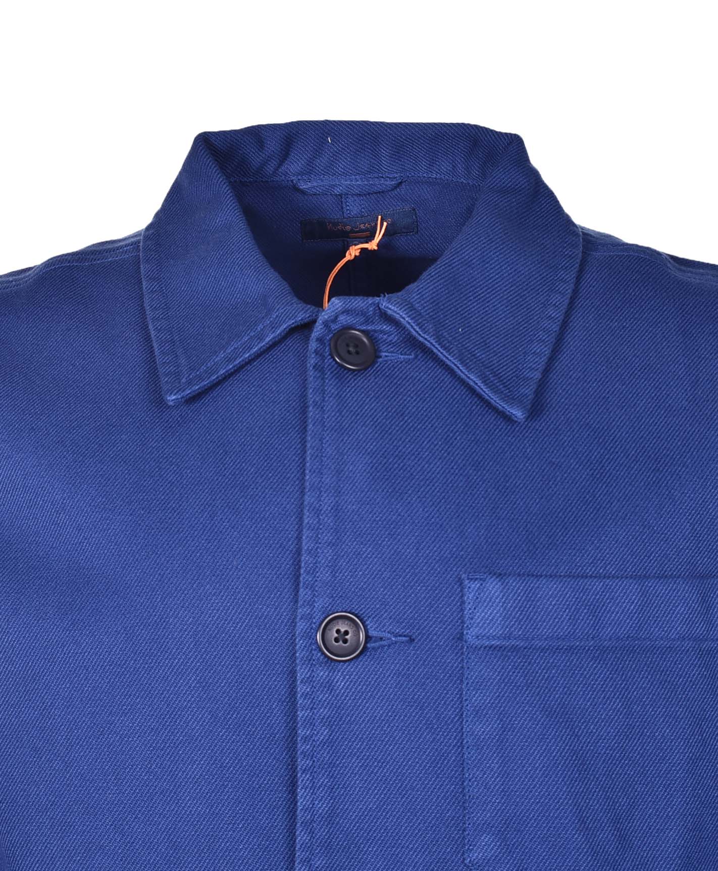 Barney Worker Jacket Mid Blue