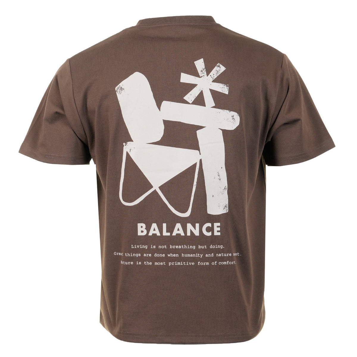 Elemental Balance T Shirt Brown