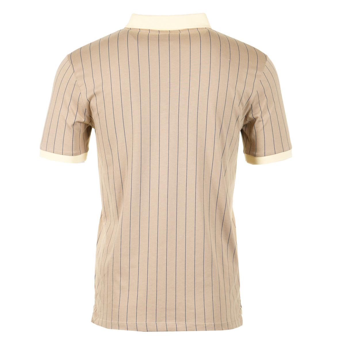 BB1 Classic Vintage Striped Polo Shirt Chinchilla Double Cream