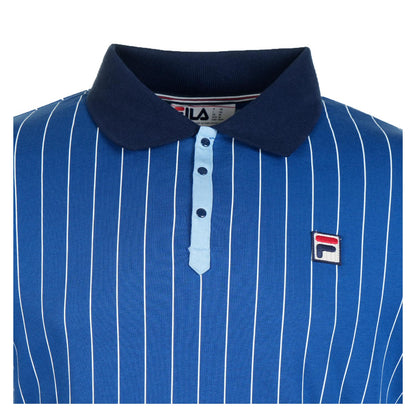 BB1 Classic Vintage Striped Polo Shirt Limoges