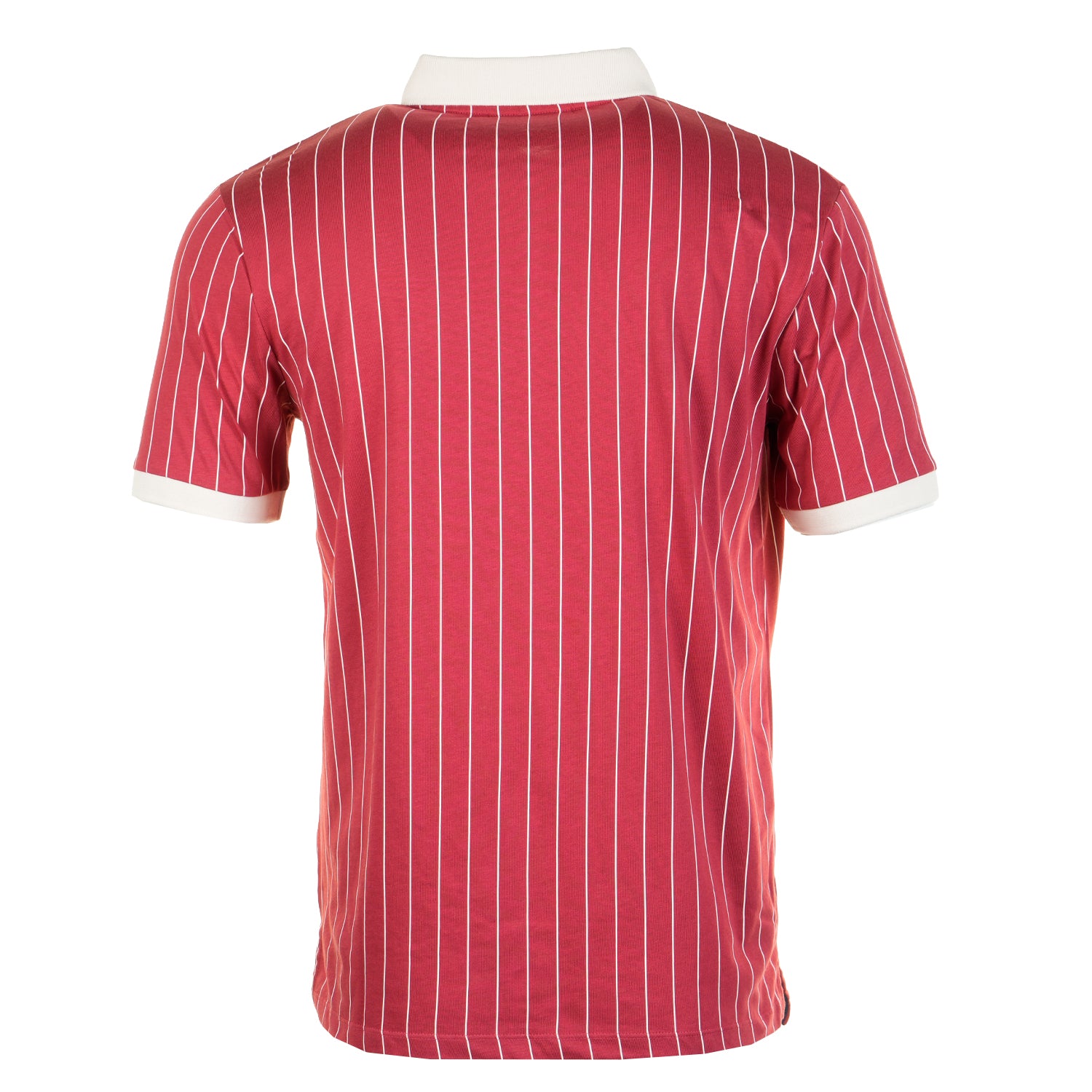 BB1 Classic Vintage Striped Polo Shirt Garnet