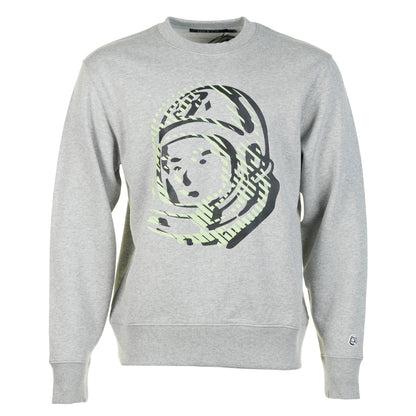 Billionaire Boys Club Glow Astro Crew Neck Sweatshirt Heather Grey