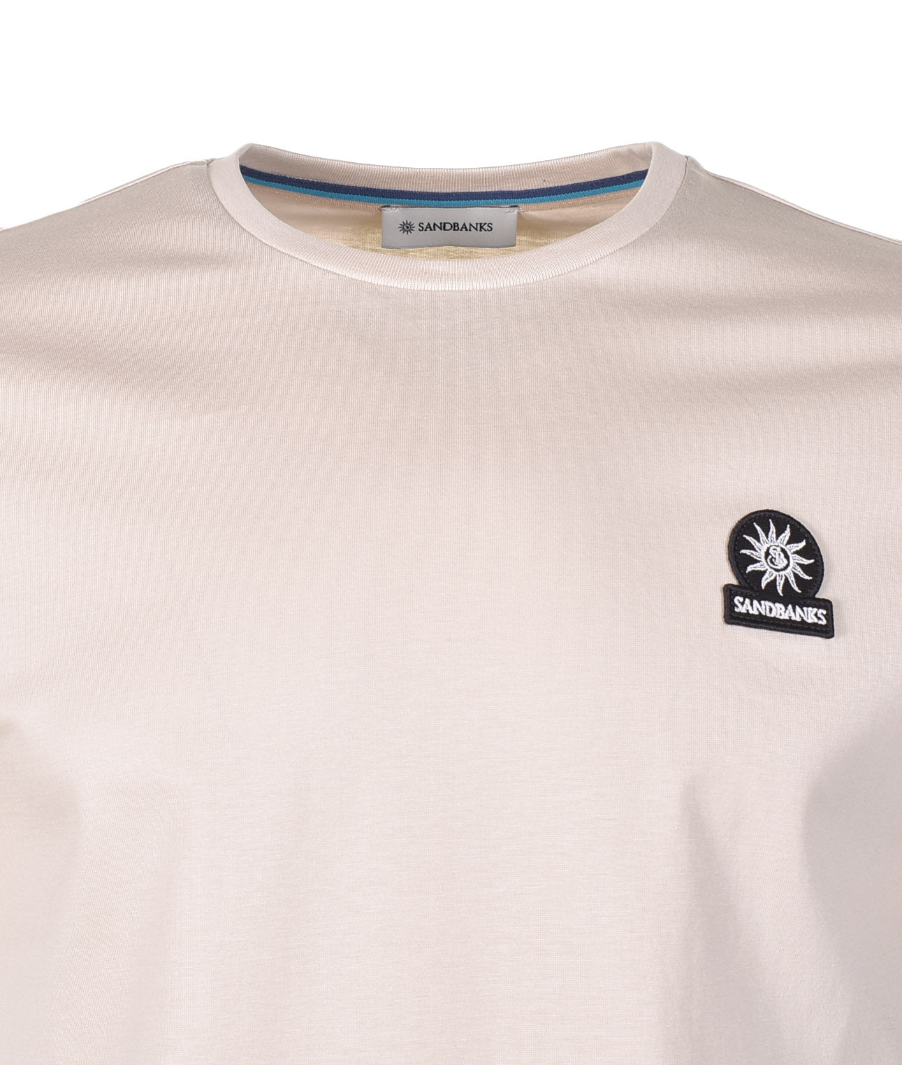 Badge Logo T Shirt Stone