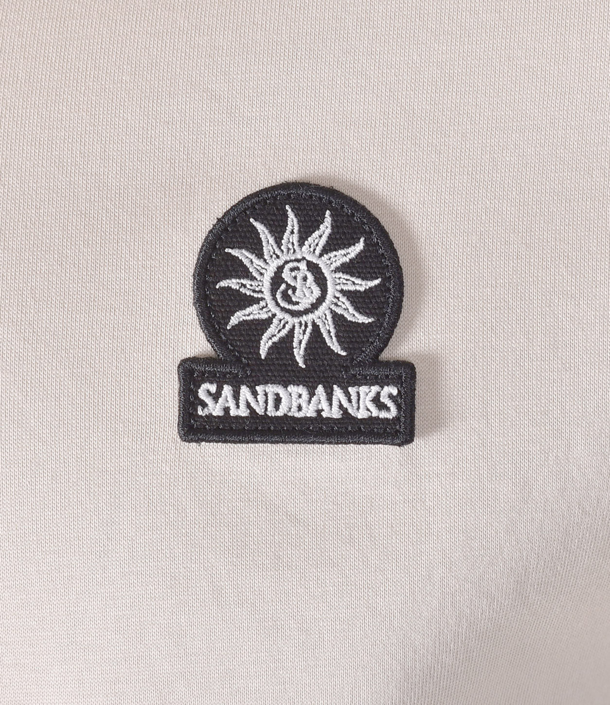 Badge Logo T Shirt Stone