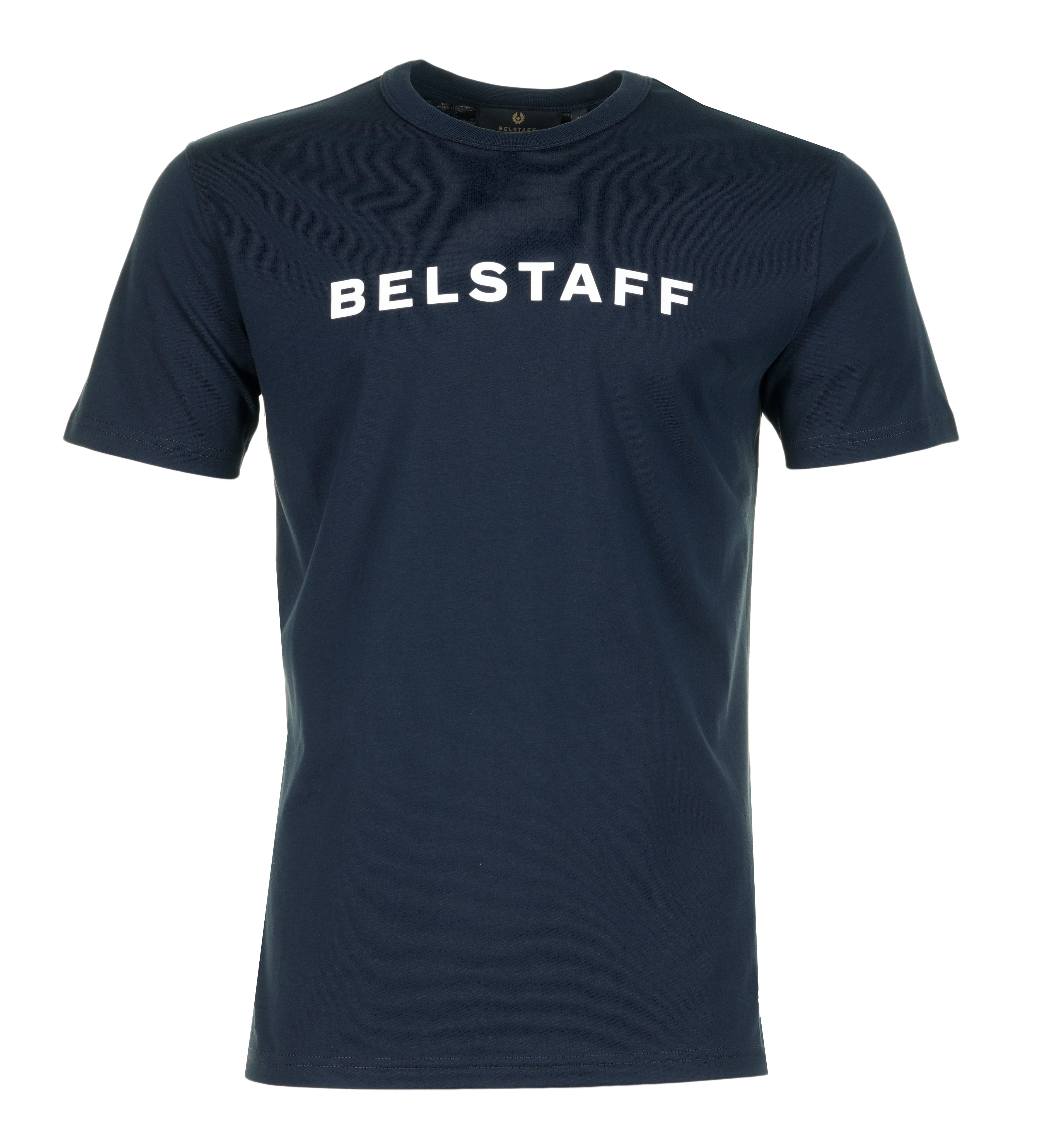 Belstaff Short Sleeve Logo T Shirt Dark Ink