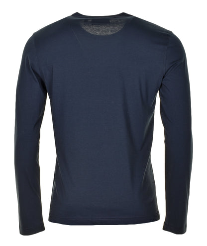 back of belstaff long sleeve tee in dark ink