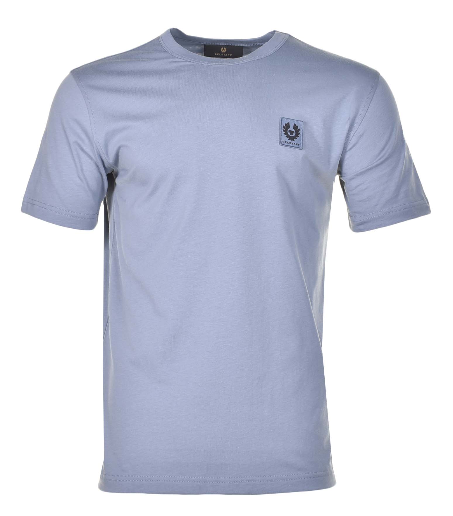 Belstaff Short Sleeve T Shirt Blue Flint