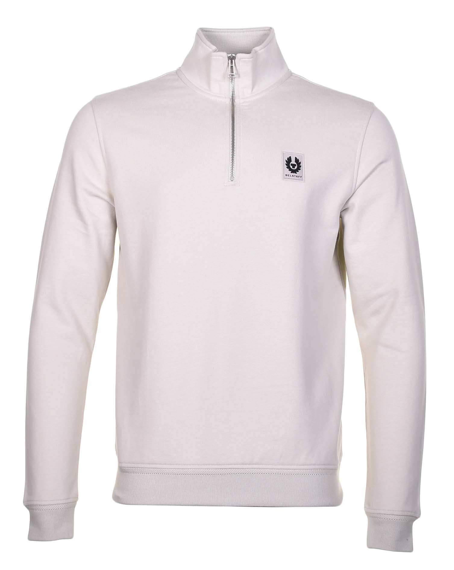 Belstaff Quarter Zip Sweatshirt Stone Beige