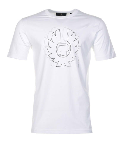 Belstaff Deconstructed Phoenix Graphic T Shirt White