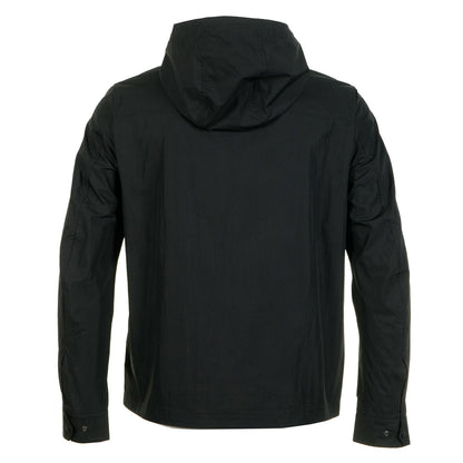 Back of Belstaff Container Overshirt Black