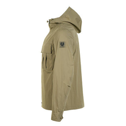 Side of Belstaff Container Overshirt Fatigue Green