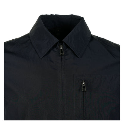 Grid Overshirt Black