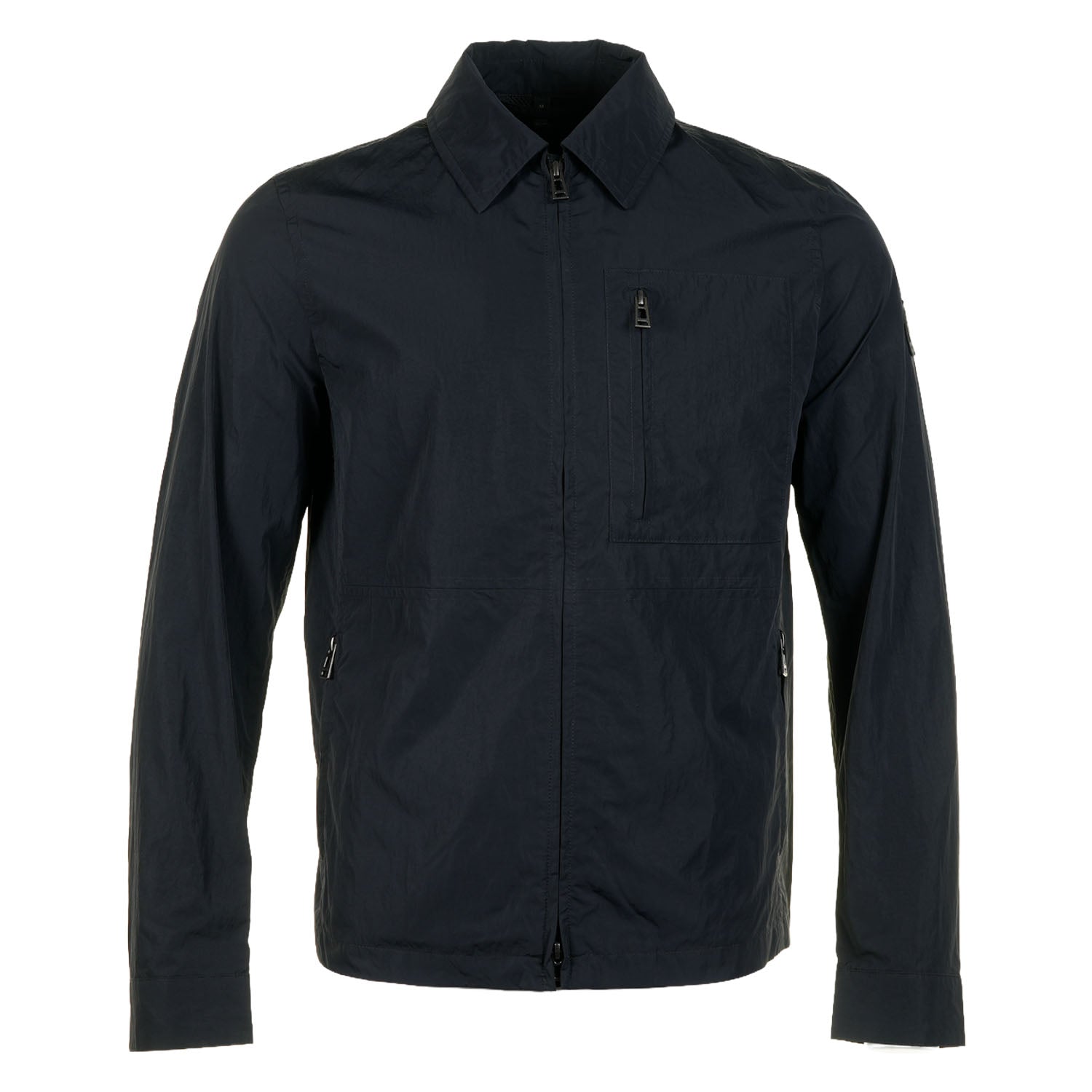 Belstaff Grid Overshirt Black