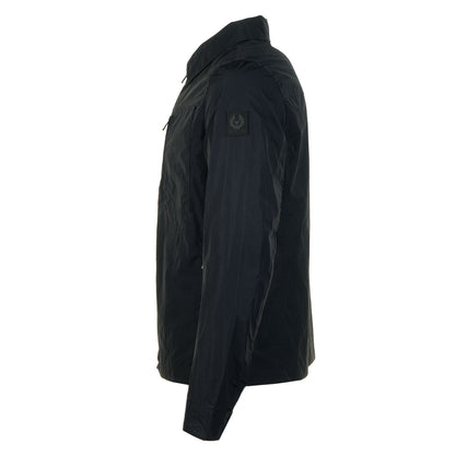 Grid Overshirt Black