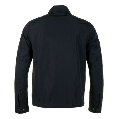 Grid Overshirt Black