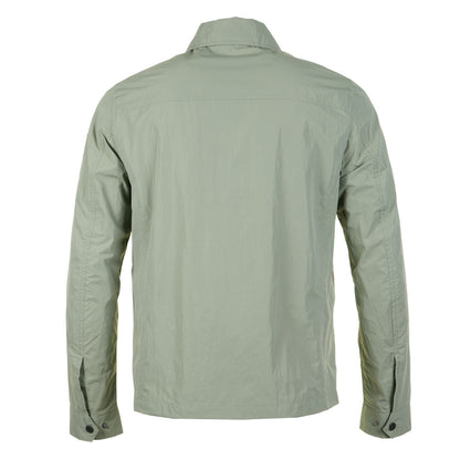 Back of Belstaff Grid Overshirt Lichen