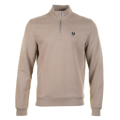 Quarter Zip Sweatshirt Dusty Taupe