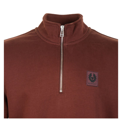 Quarter Zip Sweatshirt Oxblood