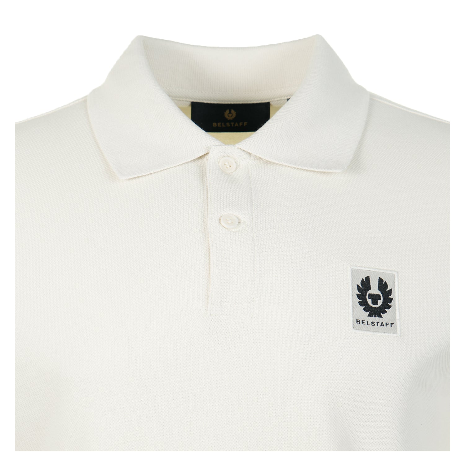 Long Sleeve Polo Shirt Silver Birch