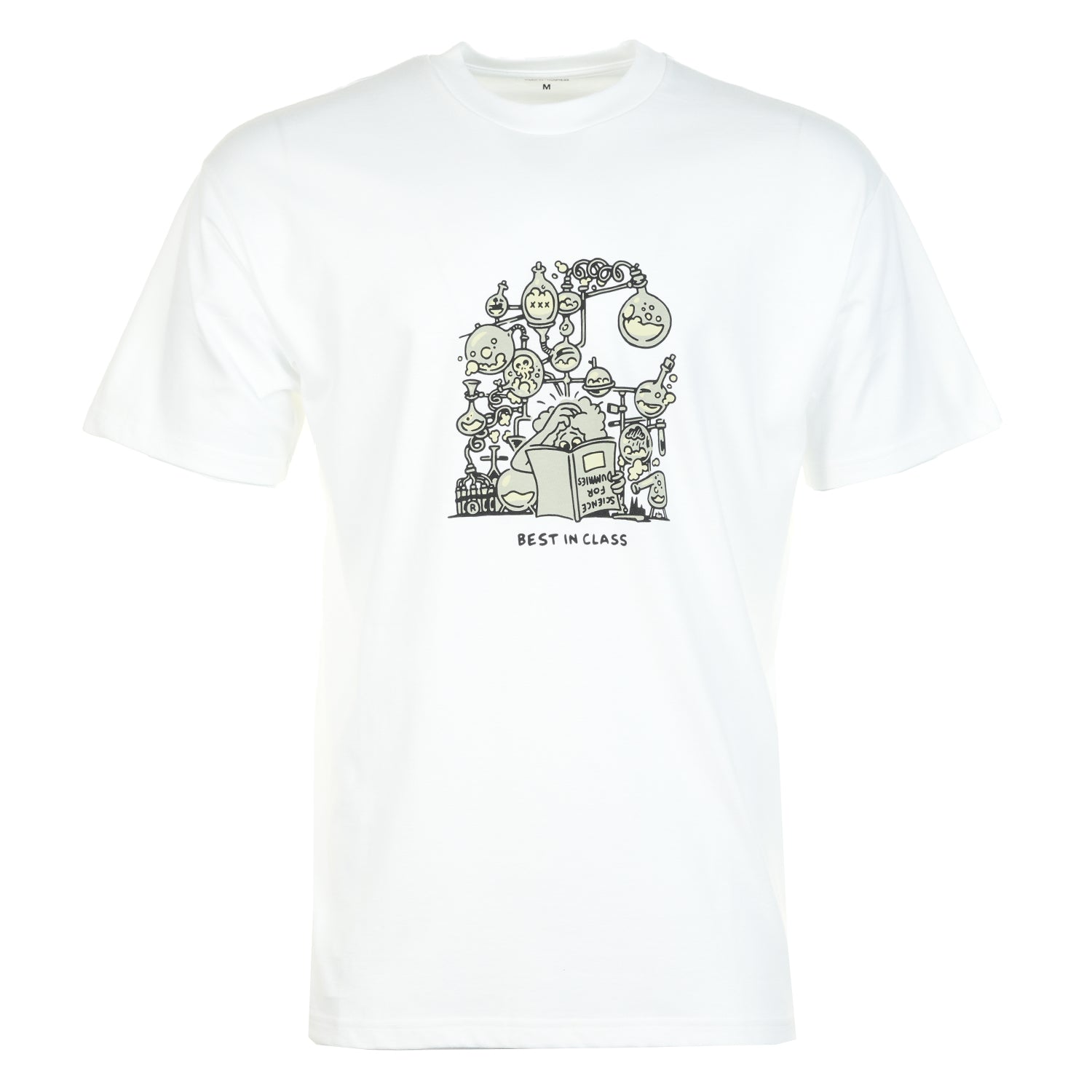 Short Sleeve Beaker T Shirt White