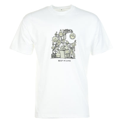 Short Sleeve Beaker T Shirt White