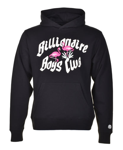 Billionaire Boys Club Flamingo Popover Hoody in Black