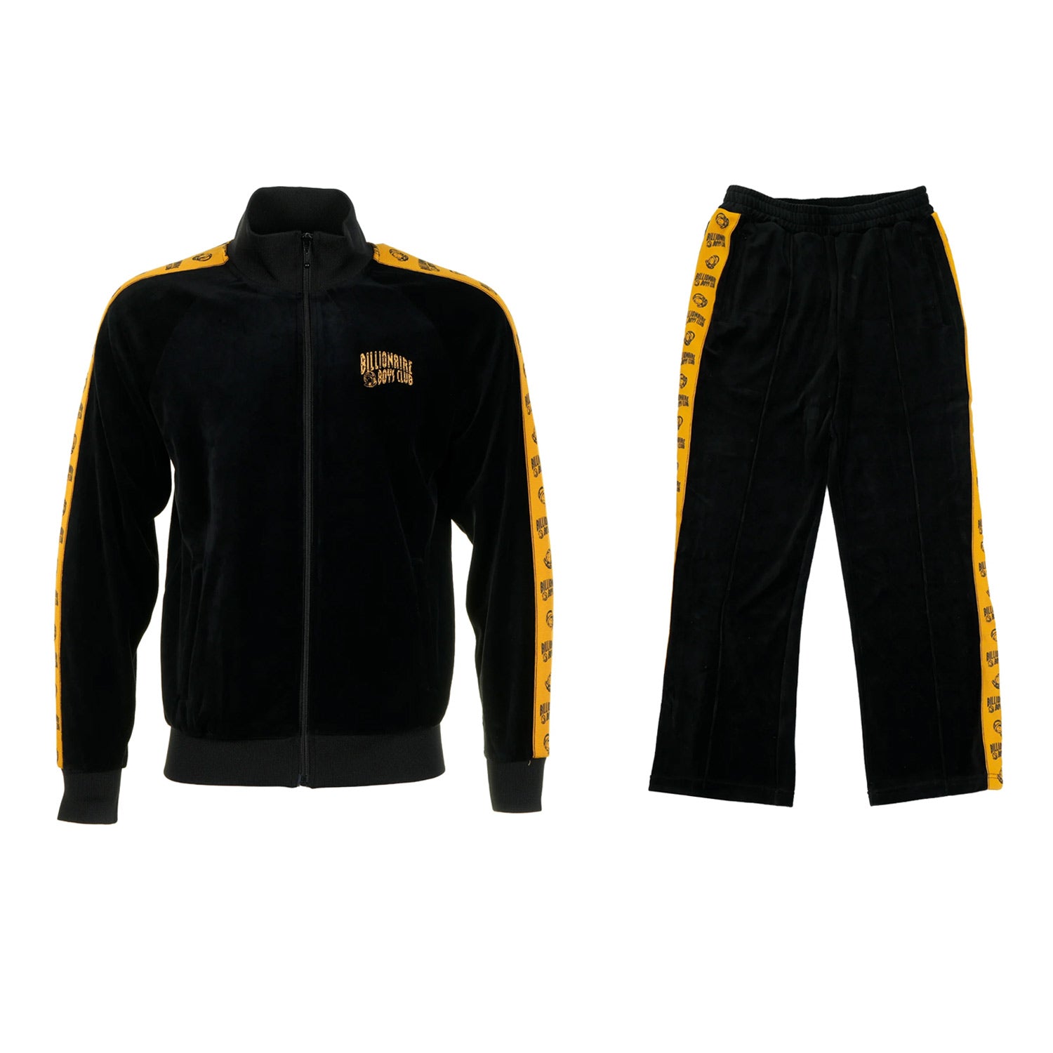 Billionaire Boys Club Logo Taped Velour Tracksuit Set