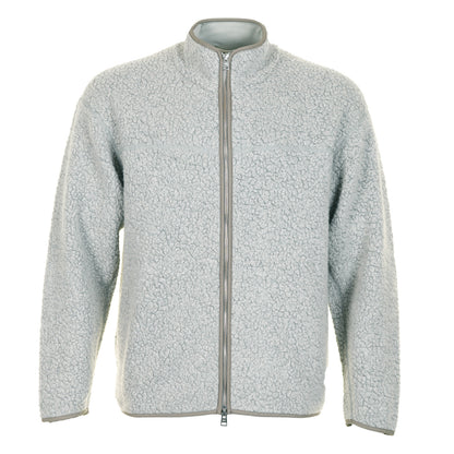Bjerget Sherpa Wool Fleece Jacket Grey Melange