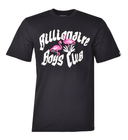 Flamingo T Shirt Black
